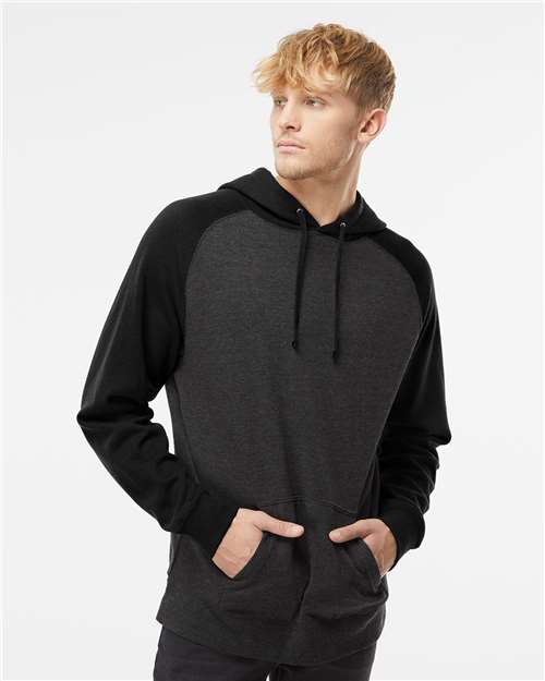 Raglan Hooded Sweatshirt