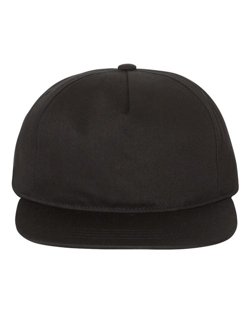 Gorra snapback de cinco paneles de estructura ligera