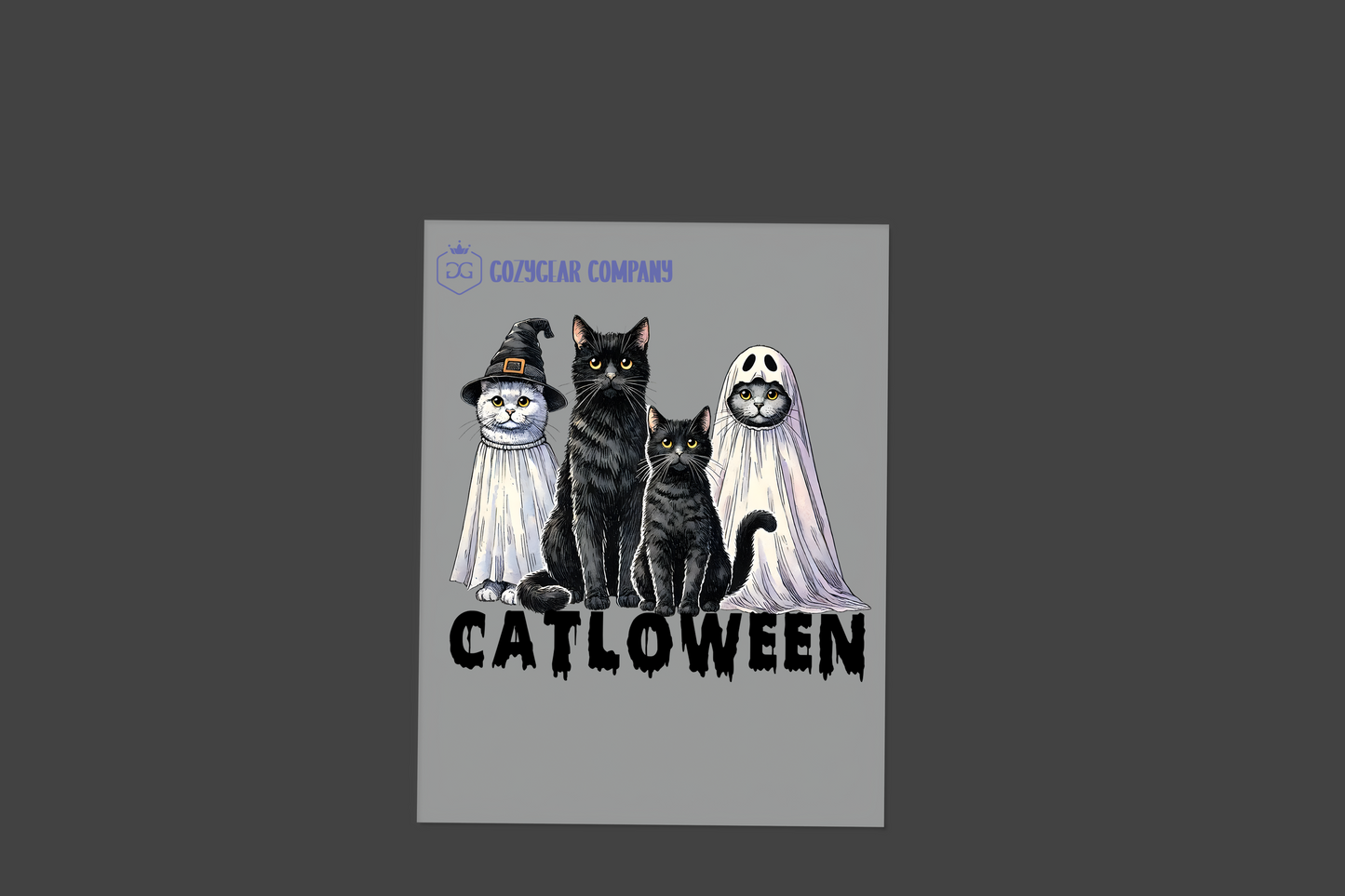 Catloween Ready to press full color Transfers