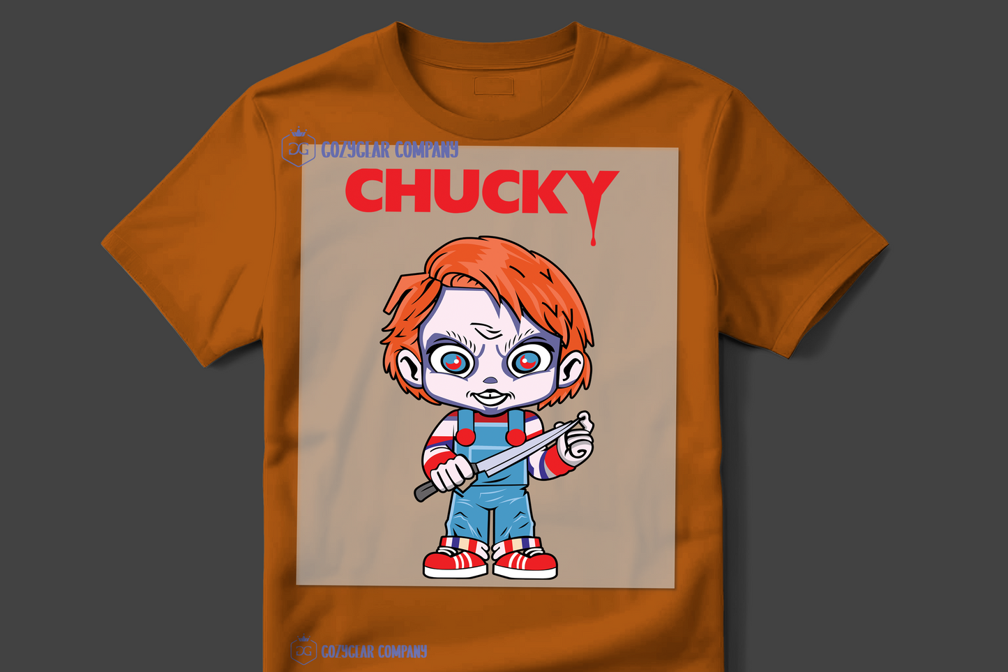 Chucky Full Color Ready To Press Transfer