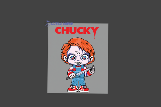 Chucky Full Color Ready To Press Transfer