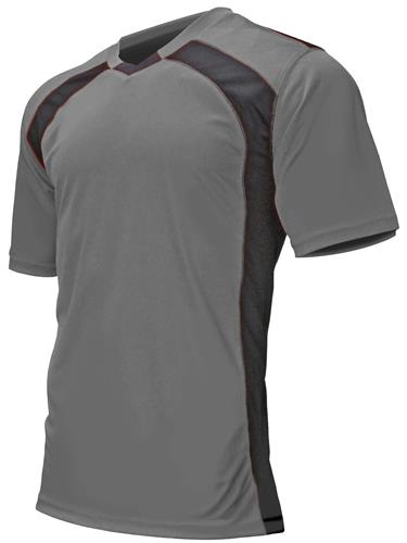 Camiseta de fútbol con cuello en V para adultos