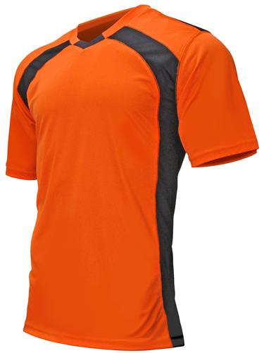 Camiseta de fútbol con cuello en V para adultos