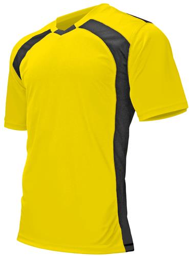 Camiseta de fútbol con cuello en V para adultos